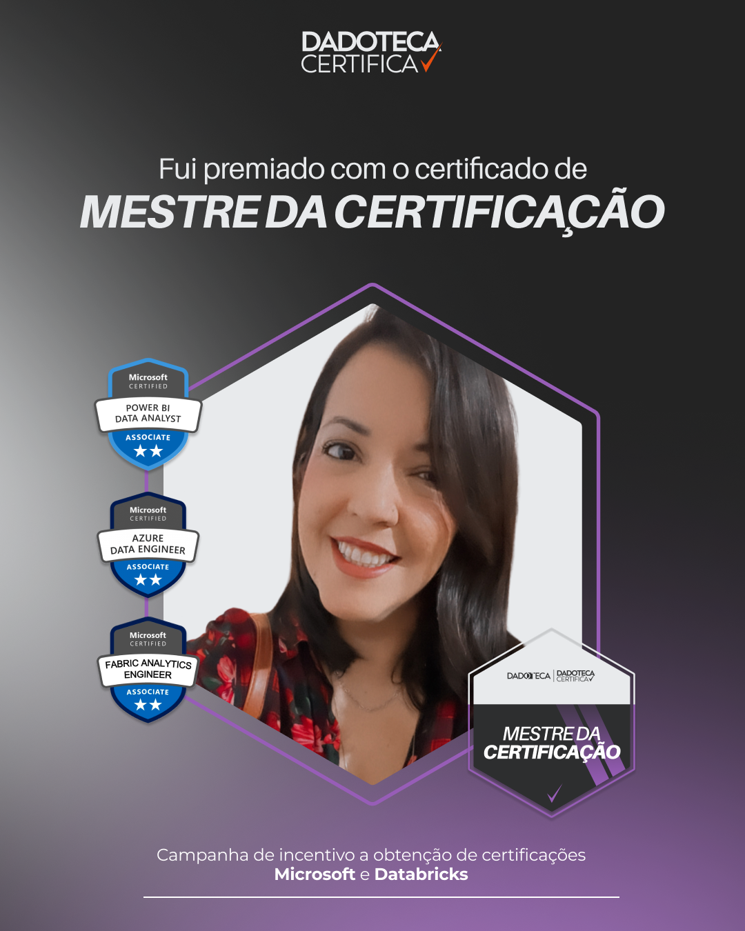 Post Dadoteca certifica Erika Kelly Domingues